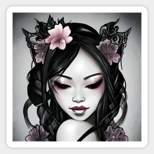 style tatto girl Magnet